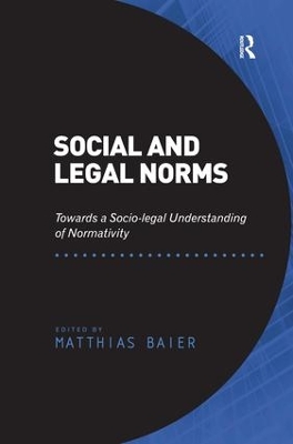 Social and Legal Norms by Matthias Baier