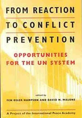 From Reaction to Conflict Prevention book