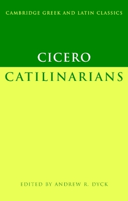 Cicero: Catilinarians book