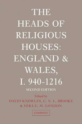 Heads of Religious Houses book