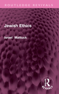 Jewish Ethics book