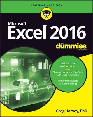 Excel 2016 For Dummies by Greg Harvey