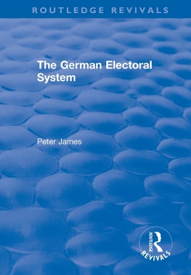 The German Electoral System book