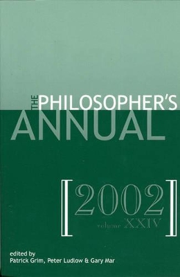 The Philosopher's Annual by Patrick Grim