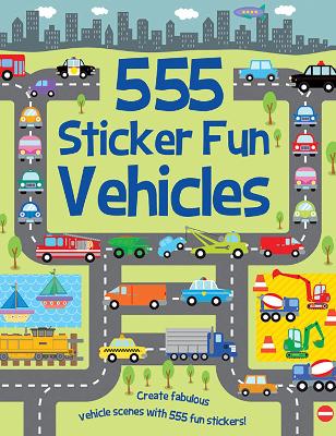 555 Sticker Fun - Vehicles Activity Book book