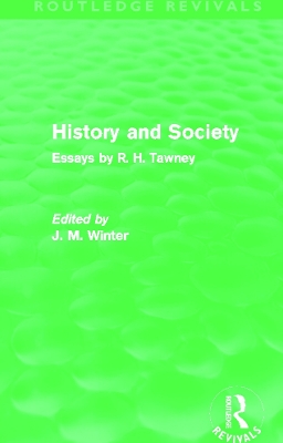 History and Society by R.H. Tawney