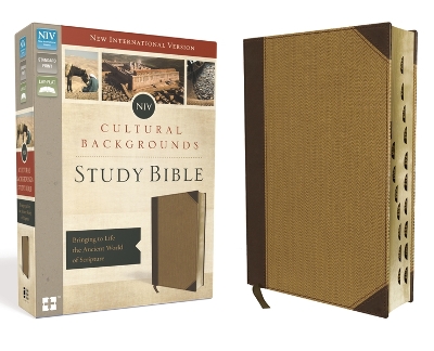 NIV, Cultural Backgrounds Study Bible, Leathersoft, Tan, Red Letter, Thumb Indexed: Bringing to Life the Ancient World of Scripture book