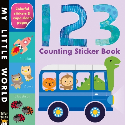 123 Counting Sticker Book book