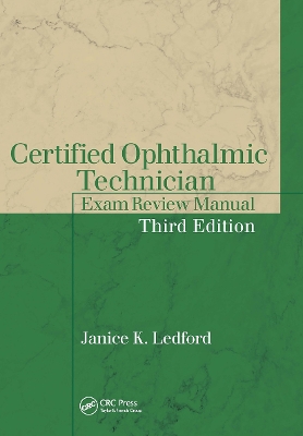 Certified Ophthalmic Technician Exam Review Manual book