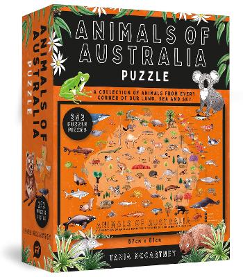 Animals of Australia Puzzle: 252-Piece Jigsaw Puzzle by Tania McCartney