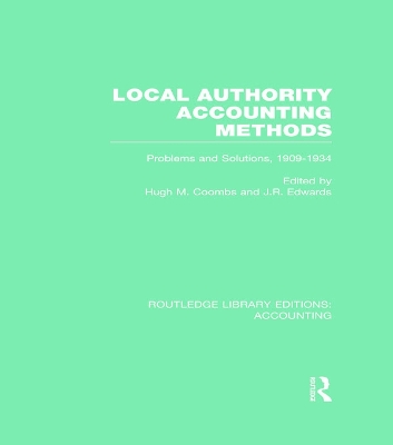 Local Authority Accounting Methods by Hugh Coombs