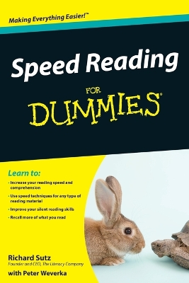 Speed Reading for Dummies book