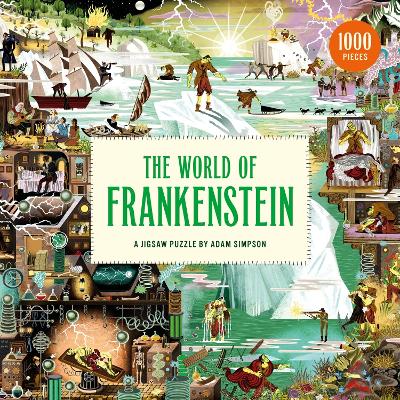 The World of Frankenstein: A Jigsaw Puzzle by Adam Simpson book