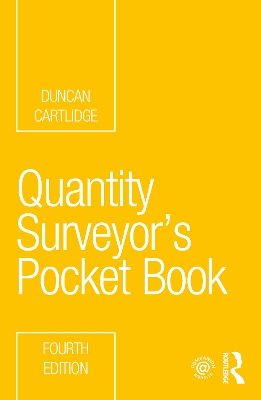 Quantity Surveyor's Pocket Book by Duncan Cartlidge