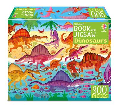 Usborne Book and Jigsaw Dinosaurs by Kirsteen Robson