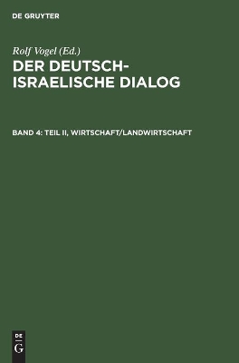 Teil II, Wirtschaft/Landwirtschaft book