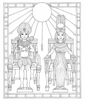 King Tut Coloring Book book