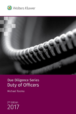 Due Diligence - Duty of Officers book