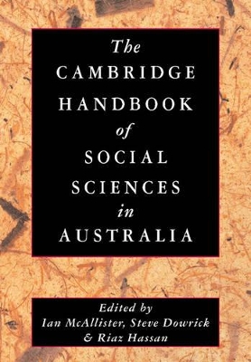 Cambridge Handbook of Social Sciences in Australia book
