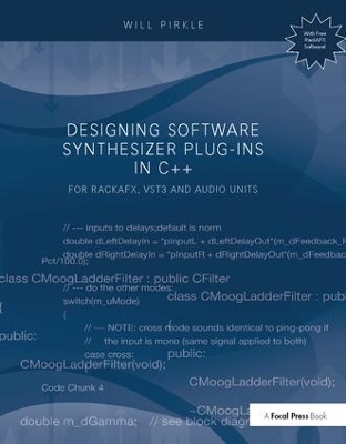 Designing Software Synthesizer Plug-Ins in C++ by Will C. Pirkle