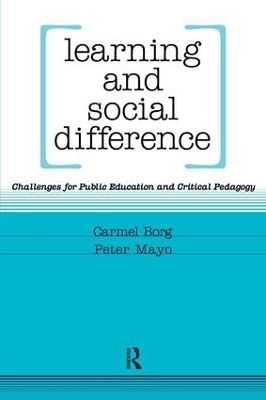 Learning and Social Difference by Peter Mayo