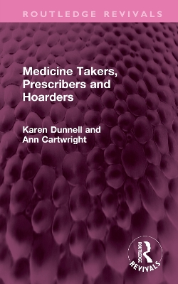 Medicine Takers, Prescribers and Hoarders book