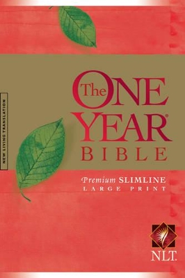 One Year Premium Slimline Bible-NLT-Large Print 10th Anniversary book