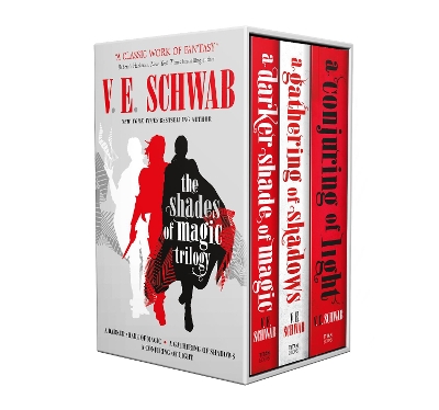 The Shades of Magic trilogy slipcase by V.E. Schwarb