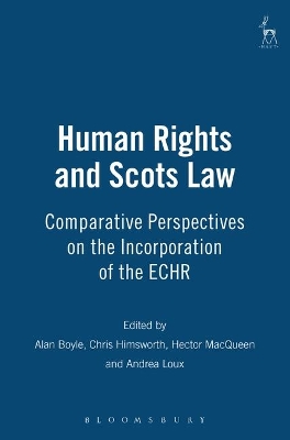 Human Rights and Scots Law book