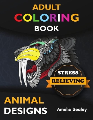 Animal Coloring Book for Adults: Mandala Animals Coloring Book for Adult Relaxation book