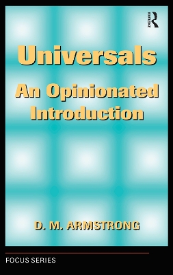 Universals: An Opinionated Introduction by D. M. Armstrong