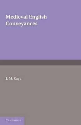 Medieval English Conveyances book