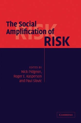 Social Amplification of Risk book