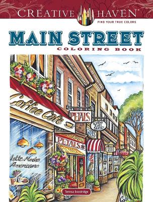 Creative Haven Main Street Coloring Book book