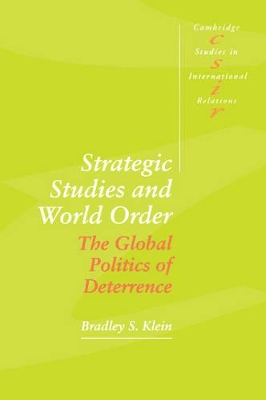 Strategic Studies and World Order book