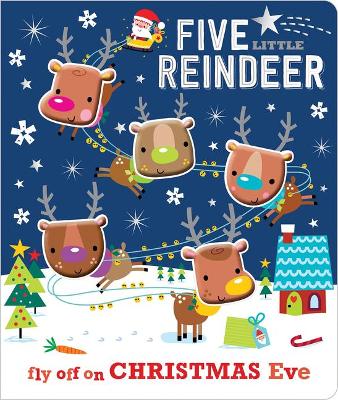 Board Book Five Little Reindeer book