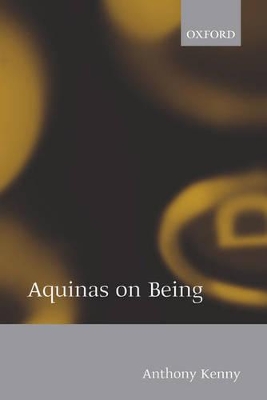 Aquinas on Being book