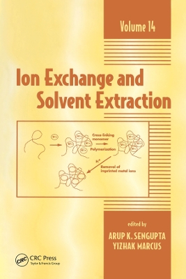 Ion Exchange and Solvent Extraction: A Series of Advances, Volume 14 book