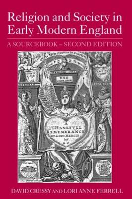 Religion and Society in Early Modern England book
