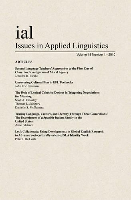 Issues in Applied Linguistics by Bahiyyih L Hardacre