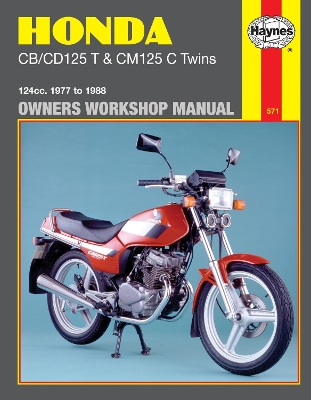 Honda CB/CD125T and CM125C Twins 1977-88 Owner's Workshop Manual book