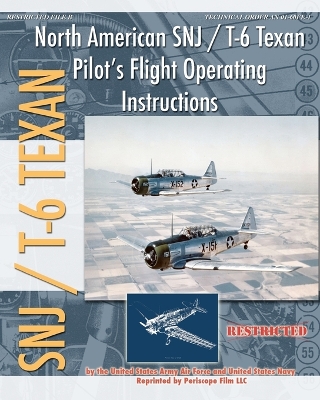 North American Snj / T-6 Texan Pilot's Flight Operating Instructions book