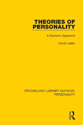 Theories of Personality: A Systems Approach book