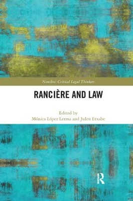 Ranciere and Law by Monica Lopez Lerma