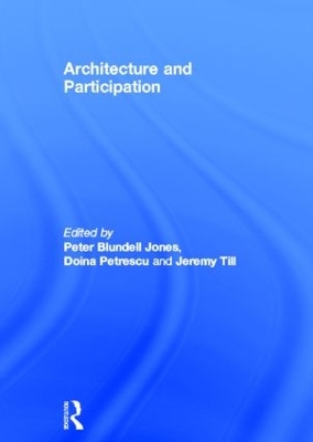 Architecture and Participation by Peter Blundell Jones