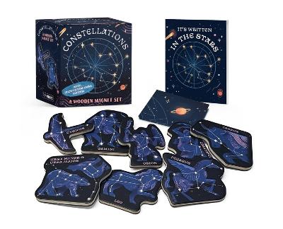 Constellations: A Wooden Magnet Set: With glow-in-the dark poster! book