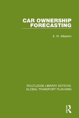 Car Ownership Forecasting by E. W. Allanson