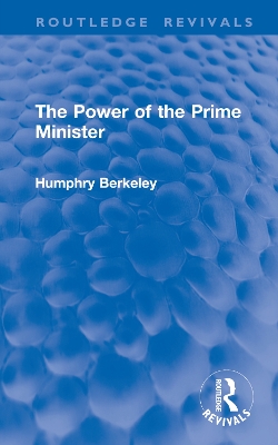 The Power of the Prime Minister book