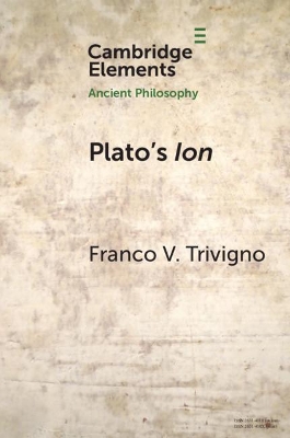 Plato's Ion: Poetry, Expertise, and Inspiration book