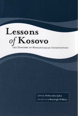 Lessons of Kosovo book